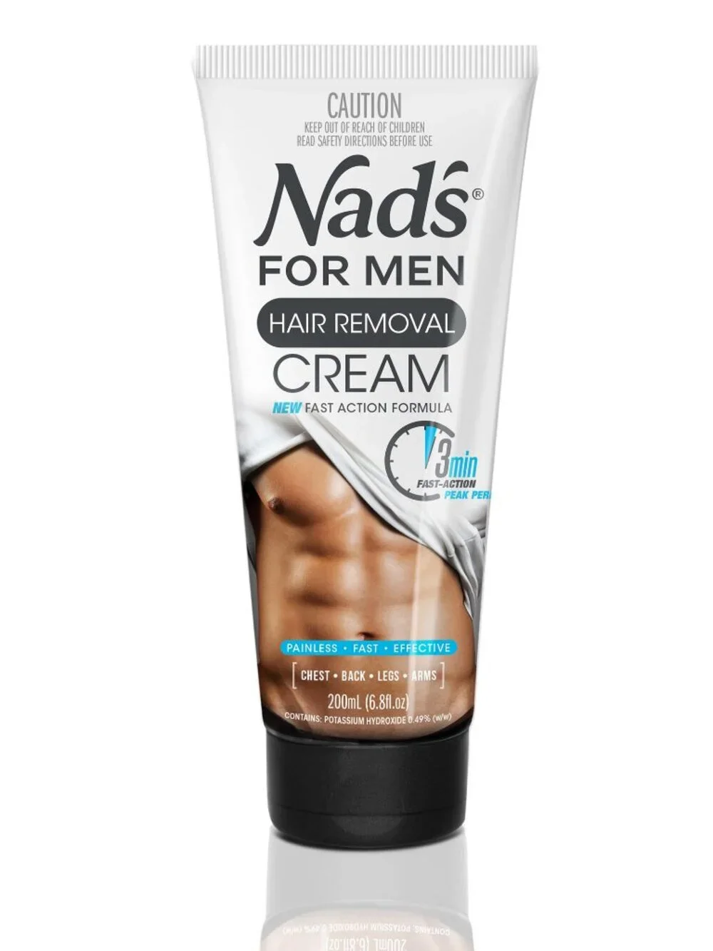 Nad's For Men Hair Removal Cream, Painless Hair Removal For Men, Soothing Depila